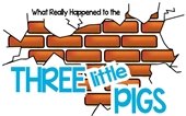 broken brick wall 3 little pigs