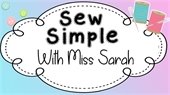 sew simple with miss sarah