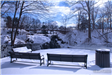 Mill Pond Falls during the winter
