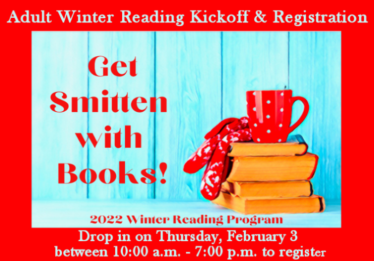 adult winter reading kickoff banner