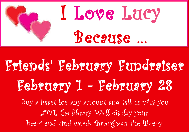 freinds february fundraiser 