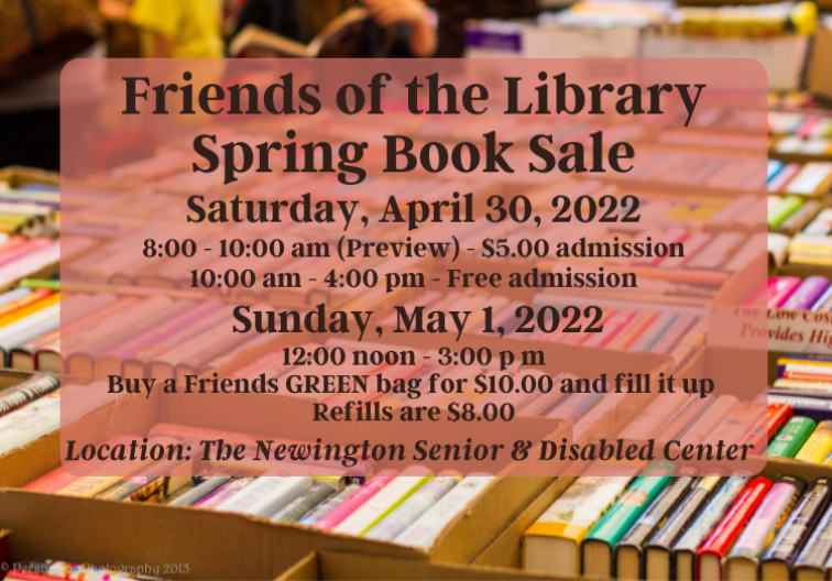 Friends Spring Booksale 2022