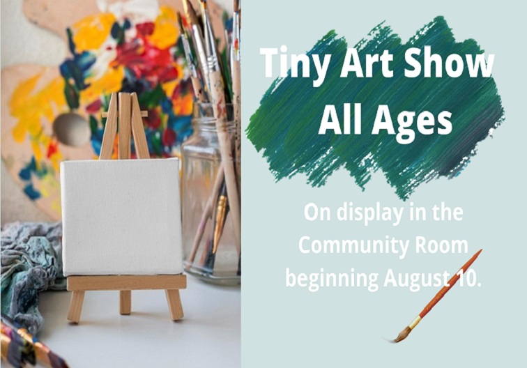 Tiny Art Show All Ages display 