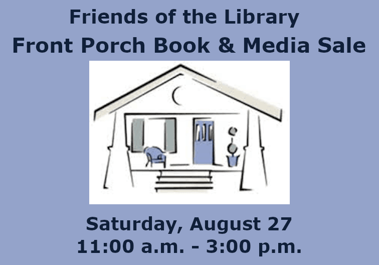 front porch book sale Aug 2022