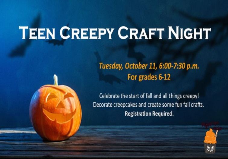TEEN CREEPY CRAFT NIGHT OCT 2022 