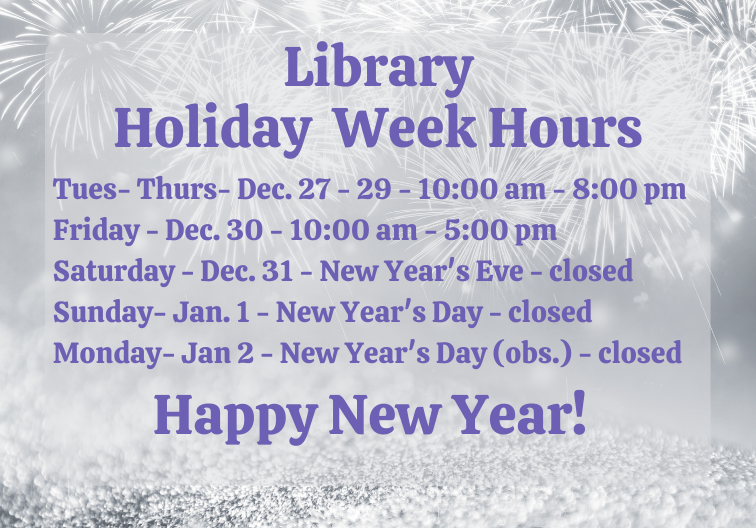 Holiday Week Hours 