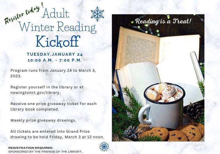Adultl Winter Reading Kickoff Newsflash