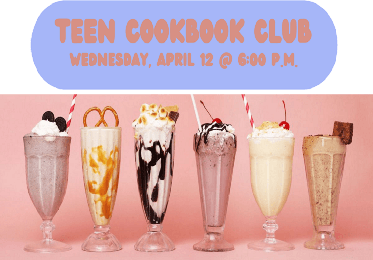Teen Cook Book Club April newsflash