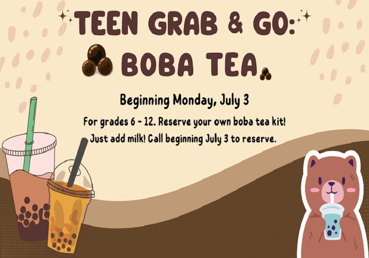 Teen Grab and Go Boba Tea 