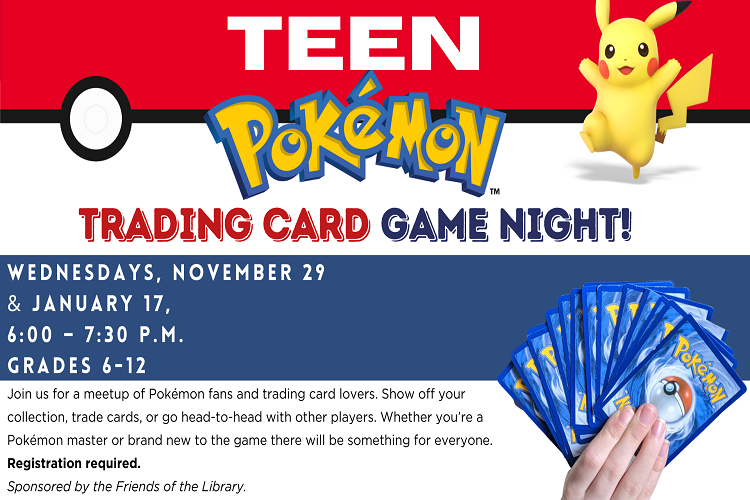 Teen Pokemon Trading Card Game Night