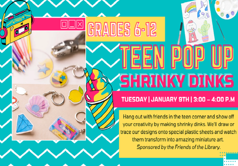 Teen Pop Up Shrinky Dinks