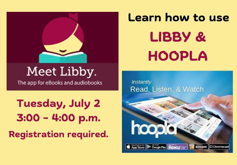 learn how to use libby and hoopla newsflash