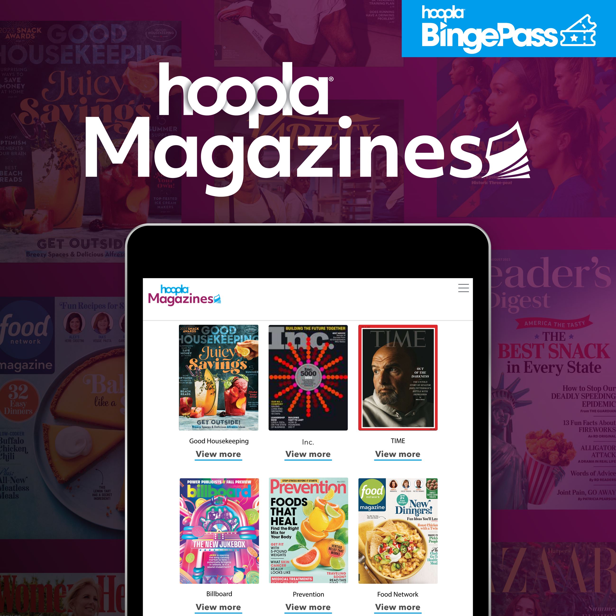 Hoopla Magazines
