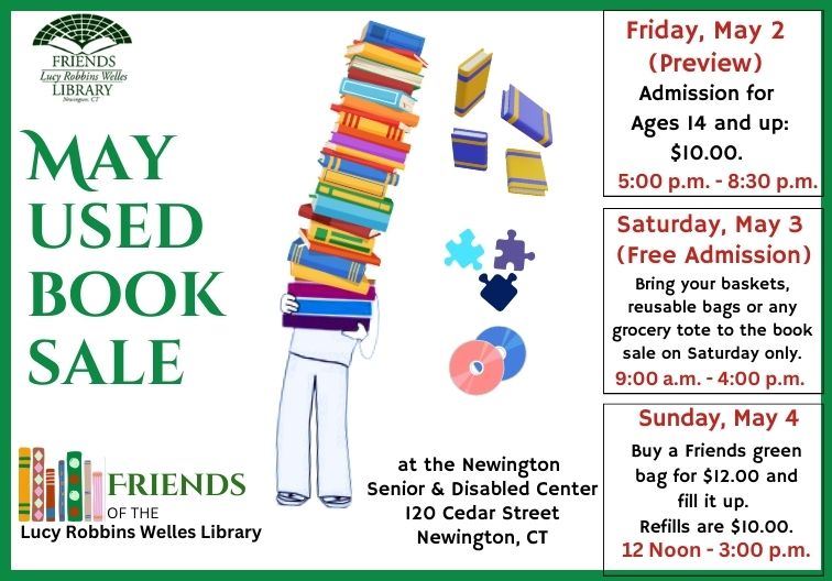 Book sale May 2025 newsflash