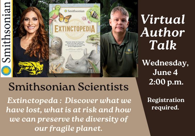 Extinctopedia virtual author talk june 4 newsflash
