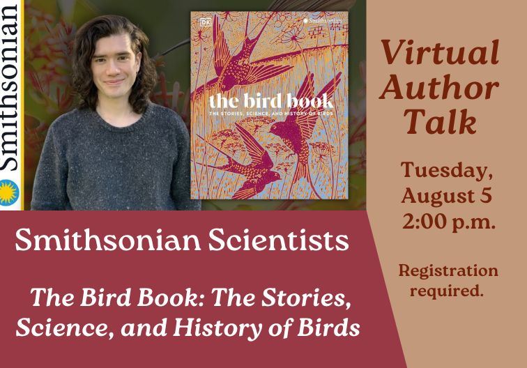 Bird book august 5 virtual author talk newsflash