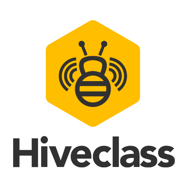 Hiveclass Logo with a Bumble Bee