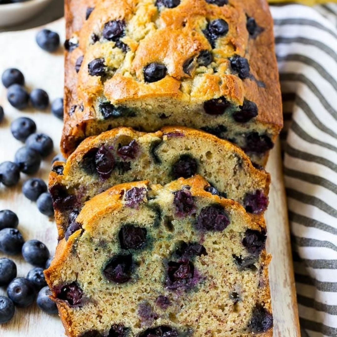 blueberry cobbler bread