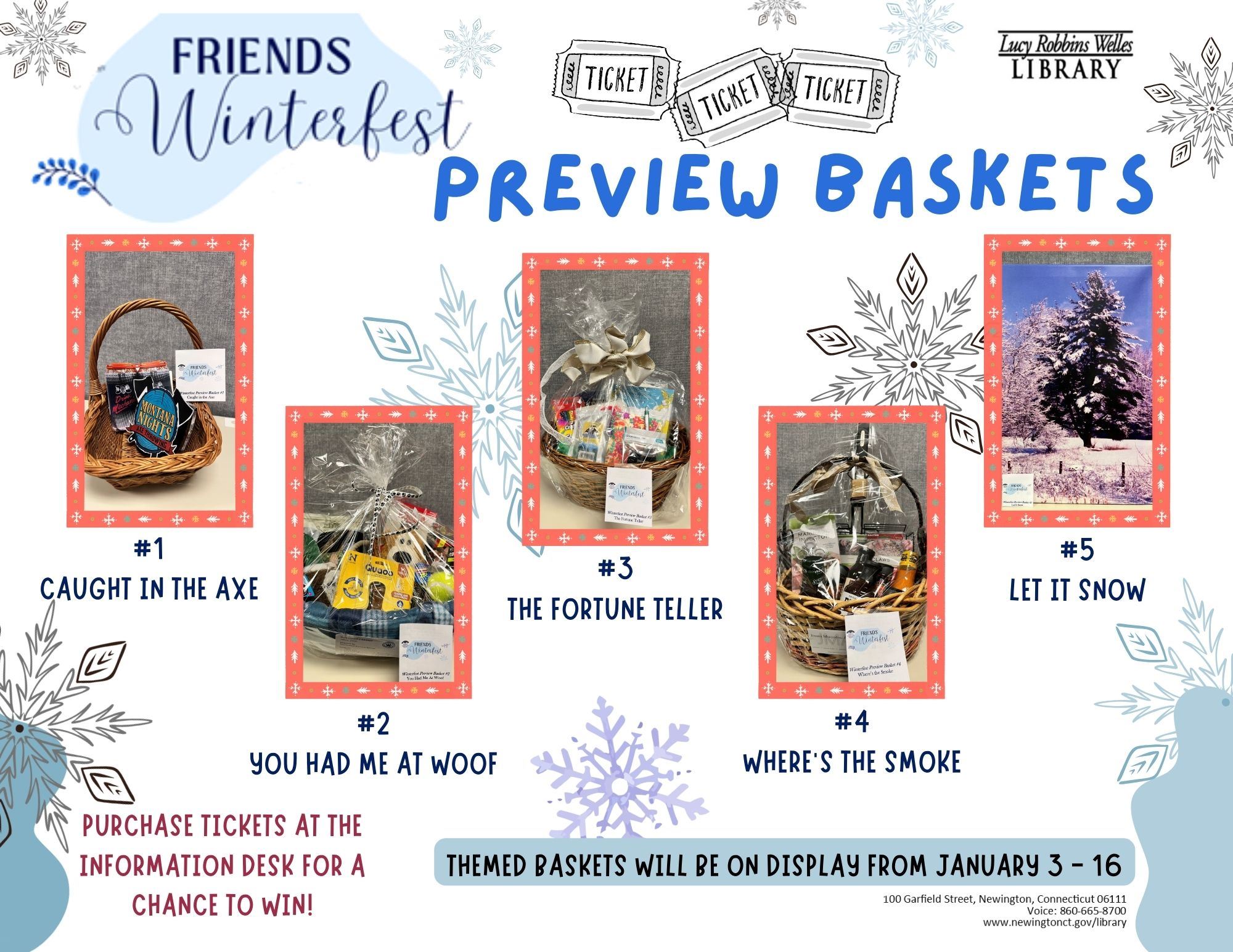 Winter Preview Baskets - January 3 - 16