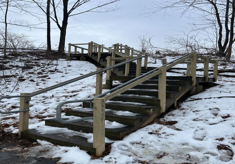 Mill Pond Falls Stairs