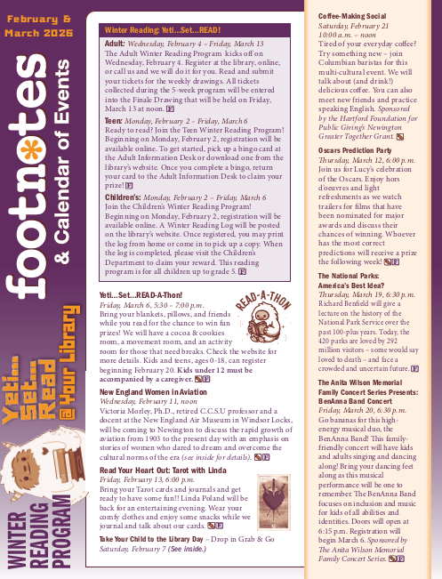 February March 2026 Footnotes 