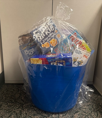 winter reading week 2 basket