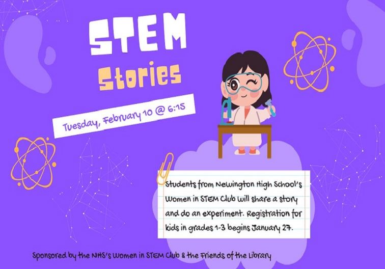 STEM Stories on February 10 at 6:15 pm