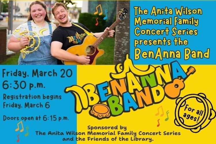 BenAnna Band Concert Newsflash March 20, 6:30 p.m.