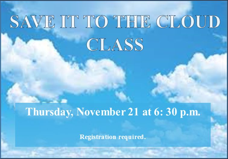 save to the cloud newsflash