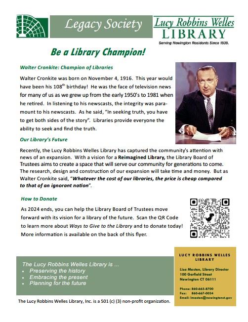 Legacy society newletter dec 2024