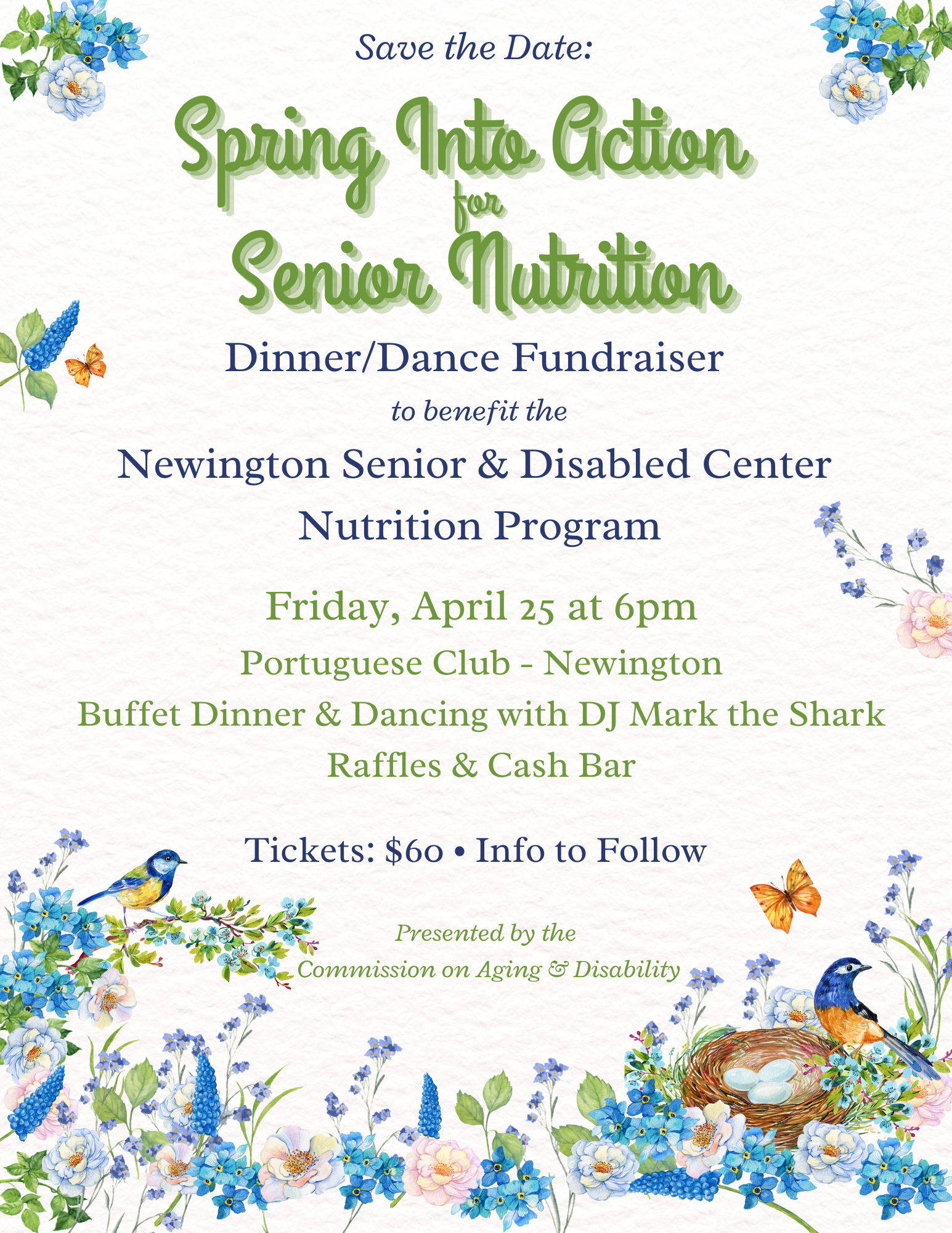 Save the Date - Spring into Action Fundraiser