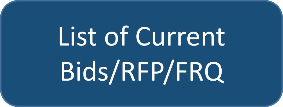 Blue Button with links to current bids, RPFs and FRQ.